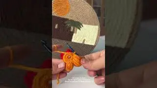 6 dakika da &ouml;receğiniz basit ve kullanışlı papatya &ccedil;i&ccedil;eği yapımı , &ouml;rg&uuml; &ccedil;i&ccedil;ek #crochet #&ouml;rg&uuml; 