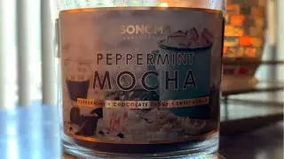 Peppermint Mocha by Sonoma &bull; REVIEW &bull; #kohlscandles