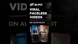 Create viral faceless videos on autopilot with Blipix! #youtubeautomation #faceless #tiktokcreator