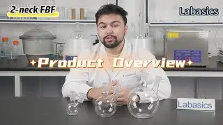 Labasics 2-Neck Flat Bottom Flask, 24/40 Joint 🧪