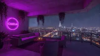Shibuya After Dark &ndash; Lofi Rain & Cozy Neon Penthouse Nights | 4K