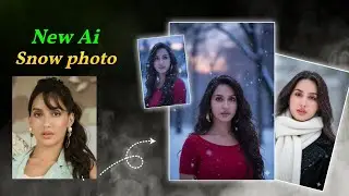 Create Trending Winter Snow Photos FREE Using Google Gemini ❄️ Realistic Snow Photos #googlegemini
