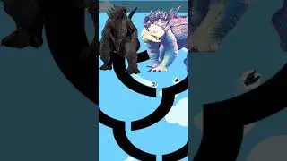GODZILLA VS. SHIMO RACE 3 | #shorts #godzillaxkongthenewempire #godzillavskong