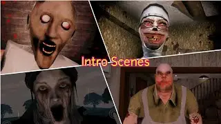 Intro Scenes Battle | Granny vs Evil Nun vs Mr.Meat vs Marta