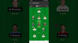 WAS VS NOR dream 11 team! English t20 blast dream 11 team! #dream11l #t20worldcup2024