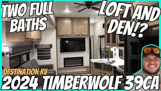 2024 Timberwolf 39CA | Two Full Bath Destination RV with a Den!?