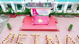 TH TRẦN PHÚ - xã Thuận An - tỉnh Lâm Đồng-   MÚA HÁT SÂN TRƯỜNG
