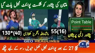 Multan Sultan Vs Peshawar Zalmi Full Highlights 2023 | PSL Today Points Table After Match 27th
