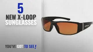 Top 10 X-Loop Sunglasses [ Winter 2018 ]: HD Vision Anti-Glare Driving Glasses X-Loop w/ Free Micro