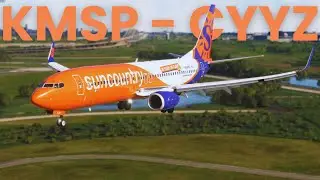 MSFS LIVE | Crossing the Border to Canada | PMDG 737-800 | Minneapolis (KMSP) ✈ Toronto (CYYZ)
