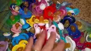 Sorting My Latex Pacifier Dummies for Guiness!