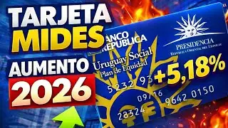 Aumento Tarjeta MIDES 2026: nuevos montos confirmados y c&oacute;mo calcularlos