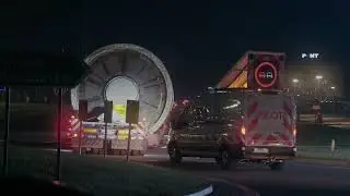 Pilotaż transportu ponadgabarytowego 41x4.8x4.85m &ndash; 106t | Polska &rarr; Ukraina