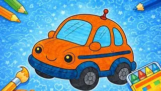 Coloriage Enfants Voiture Jouet 🚗 #coloriage #coloring #dessin #pourenfants #forkids @BIBICOLORI 