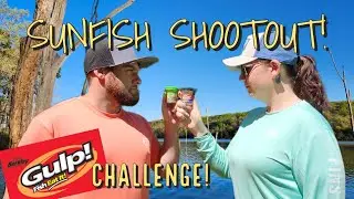 GULP FISHING CHALLENGE! Sunfish Slaying Baits!! (Pond Fishing)