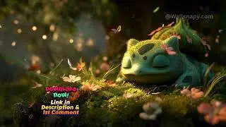 Bulbasaur Tranquil Lush Flower Bed Desktop Live Wallpaper 4K | Pokémon Aesthetic Loop Free Download