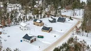 Two Guest Cabins by Wisconsin Log Homes