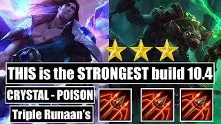 TFT Guide: STRONGEST build 10.4 - Poison - Crystal - 3 star Twitch triple Runaan's