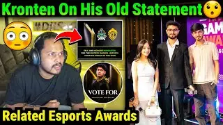 Kronten On Jonathan Nominated In Esports Awards😯 Reply On GodLike Involvement In Award💛😳