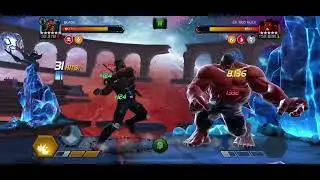 MCOC Rank 4 Blade beats LOL Red Hulk in 1:21 (Fastest Blade Solo OLD)