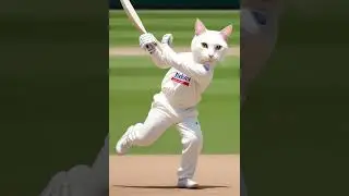 Cat Playing Cricket - Hilarious and Adorable Moments!