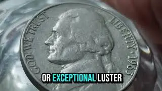🇺🇸. 1963D Jefferson Nickel: Check for Errors Worth $$$!JeffersonNickel #CoinErrors #RareCoins #1963D