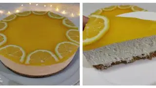 طورطة بدون فرن بالحامض و الحليب المركز المحلى و الكريمة السائلة / مذاق لذيذ و منعش لا يقاوم