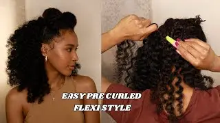 CROTCHET FLEXI ROD CURLS| EASY PRE-CURLED