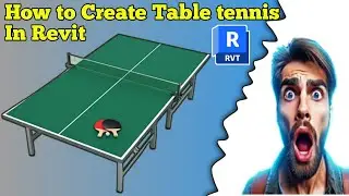 How to Create Table tennis In Revit | Tutorial urdu English 2025 | Nabeel Architect