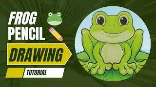  Frog Pencil Drawing Tutorial 🐸 | Easy Hand Drawing for Beginners.  #FrogDrawing #PencilDrawing