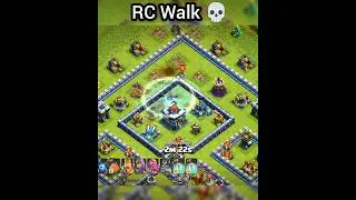 RC Walk 💀 #clashofclans #shorts #coc #cocshorts #supercell