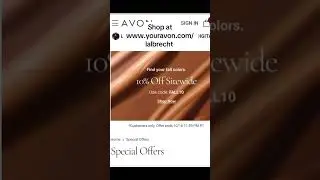 Get your deals at www.youravon.com/lalbrecht #avonlady