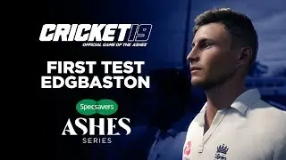 CRICKET 19 | JOE ROOT CAREER MODE #1 | FIRST ASHES TEST!