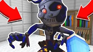 СОЛНЦЕ И ЛУНА НАПАЛ НА МЕНЯ В 3 ЧАСА НОЧИ SUNNYDROP VS MOONDROP FNAF SECURITY BREACH MINECRAFT SCP