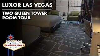 Two Queen Tower Room Tour | Luxor Hotel & Casino | Las Vegas Nevada ★