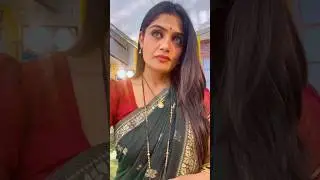 Isha Keskar च्या सुंदर अदा😍 #ishakeskar #beautifulllook #laxmichyapaulanni #itsmajja #marathiactress