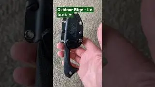 Fixed blade Outdoor Edge Le Duck is great for EDC 🦆🦆 #knives #shorts #edc #outdoors #knife