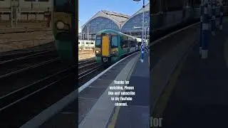 Southern Railway Class 377 157 departs Brighton #trains #railway #uk #br #travel #class377 #southern
