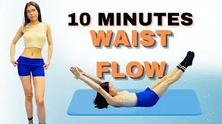 10 Minute Pilates Core Flow for a Strong, Slim Waist | Low Impact & At Home