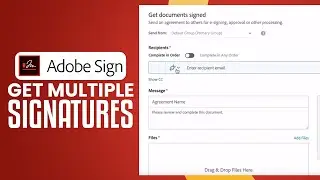 How To Get Multiple Signatures On Adobe Sign (2025) Easy Tutorial