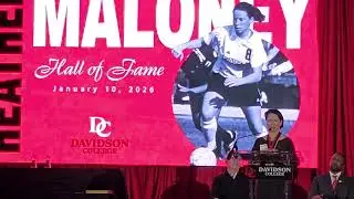 Heather Maloney Davidson College Hall of Fame Speech 1/10/26