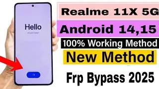 Realme 11X 5G Frp Bypass 2025 | Realme 11X 5G Frp Bypass Android 15 | #frpbypass