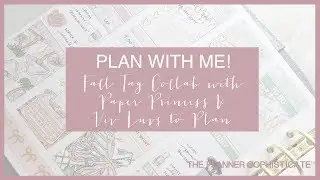 Collab Fall Tag Plan With Me w/ Paper Princess & Viv Luvs to Plan // Ft . SPC