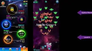 Galaxy Attack Alien Shooter | New Hero Mode | Hydron Planet Level 8 | Tips Tricks For Game Players