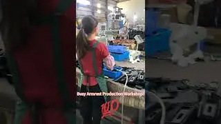 🔥 Non-stop hustle at our office chair armrest factory!  #chairparts #chairdesign  #ergonomicchair
