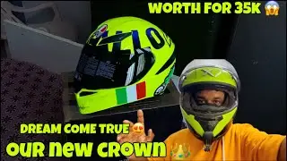 Finally My New HELMET Arrived 😍 || AGV K1 MUGELLO EDITION 💚|| Dream Helmet 🔥|| EXPLORERTOM