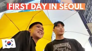 First Day in Seoul Korea | Myeongdong, Seongsu & Hongdae Boy