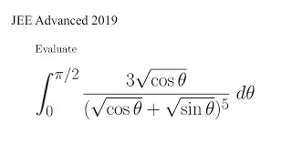 An Integral from the JEE Advanced Exam