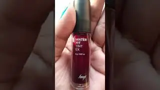 *New* The Face Shop Lip Tint / Cherry Red colour/water based lip tint / #shorts