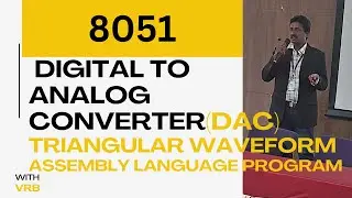 Assembly program to generate Triangular wave signal in 8051 |Triangular  wave generation using 8051